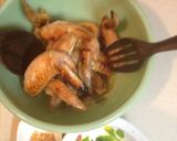 カリカリガーリック☆ピリ辛手羽焼き作り方5写真