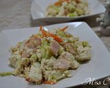 キャベツと豆腐の炒め物作り方5写真