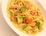 海老アボカドの醤油マヨクリームパスタ♪作り方6写真