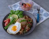 カフェ風エスニック♪なすガパオごはん作り方7写真