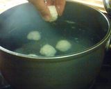 お母さんの鶏だんごスープ作り方4写真