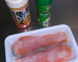 鮭のムニエル✿ガーリックマヨバジルソース作り方1写真