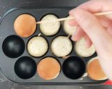 たこ焼き器で焼くHMのベビーカステラ作り方9写真