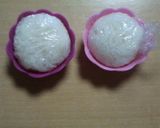 梅雨弁☆コロンとまんまる雷様おにぎり作り方1写真