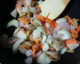 管理栄養士お勧め♪えびとホタテの野菜炒め作り方2写真