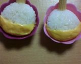 梅雨弁☆コロンとまんまる雷様おにぎり作り方5写真