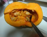 かぼちゃ（南京）の鶏そぼろ煮作り方2写真