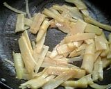 ネマガリタケのメンマ風作り方3写真