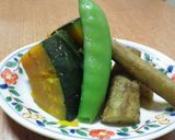 ごぼうとかぼちゃの簡単煮物作り方2写真