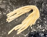 ゆで卵で作った麺と生卵で作った麺の食べ比べ作り方8写真