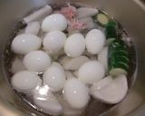 ズッキーニと卵入りの、夏の大根の煮物♬作り方3写真