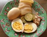 ズッキーニと卵入りの、夏の大根の煮物♬作り方4写真