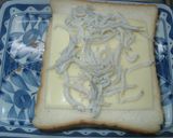 チーズとふわふわしらすのトースト作り方3写真