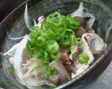 コンビニ風砂ずりと豚しゃぶポン酢作り方7写真