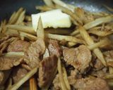 新ごぼうと豚肉のポン酢炒め作り方6写真