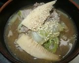白菜・豚肉・たけのこのあっさり煮作り方8写真
