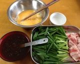 ニラ玉(豚入り)作り方1写真