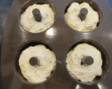 ノンオイル♪HM豆腐焼きドーナツ♥きなこ作り方2写真