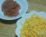 明太たまご丼作り方1写真