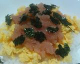 明太たまご丼作り方2写真
