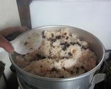 ほんのり塩気☆甘納豆の甘口赤飯＠函館作り方5写真