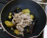 パパの炒めナス丼作り方4写真