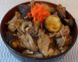 パパの炒めナス丼作り方7写真