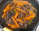 ひき肉の青椒肉糸風作り方4写真