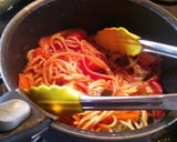 マリネとトマトソースのパスタ作り方3写真