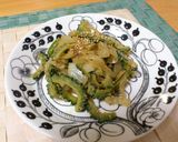 苦くない！ゴーヤと玉ねぎの味噌炒め作り方4写真