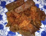 但馬牛ホルモンとコンニャクの煮物作り方3写真