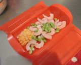 エビとカラフル野菜のオーロラサラダ☆作り方1写真