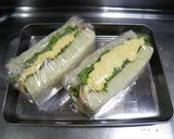 具沢山サンドイッチ♪ラップサンド作り方15写真