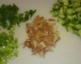 わさびと夏野菜のジュレ 豆腐に乗せて作り方1写真