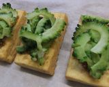 ピリ辛醤油麹de厚揚げゴーヤのチーズ焼き作り方2写真