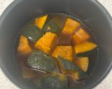 圧力鍋で1分♪甘さ控えめなかぼちゃの煮物作り方4写真