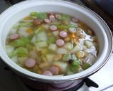 大豆と野菜たっぷりのコンソメスープ♪作り方2写真