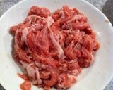 豚肉とトマトの炒め物作り方1写真