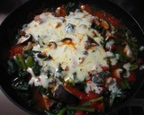 ほうれん草と鯖のトマトチーズ鍋作り方3写真