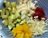 お野菜たっぷり♡鮭の肉みそあんかけ作り方1写真