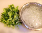 韓国風☯レタスと玉ねぎのサラダ作り方1写真