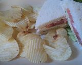 カフェ風サーモン＆きゅうりサンドイッチ作り方4写真