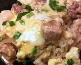 鶏ガラスープベースでやさしい塩親子丼作り方7写真
