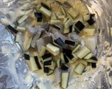 茄子で鱧の挟み揚げとかき揚げ作り方4写真