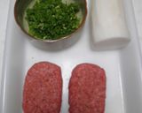 おろしハンバーグ・目玉焼きのせポン酢味作り方2写真
