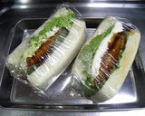 具沢山サンドイッチ♪ラップサンド作り方40写真
