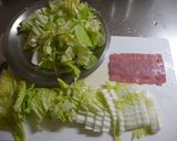 ぜんぜんたいへんじゃない白菜とキャベツ丼作り方1写真