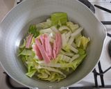 ぜんぜんたいへんじゃない白菜とキャベツ丼作り方3写真