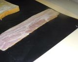 ベーコンオクラトースト作り方3写真