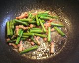 アスパラとベーコンのクリームパスタ作り方6写真